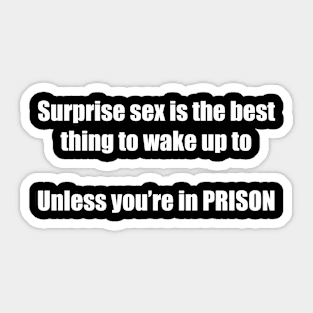 Surprise sex Sticker